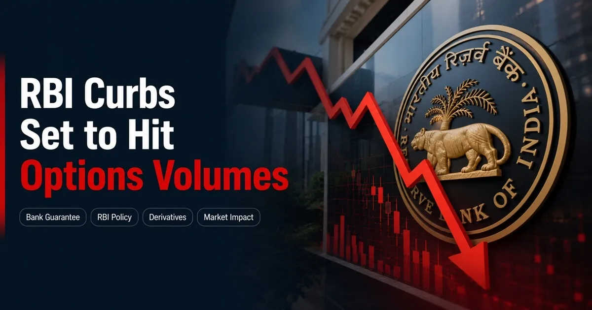 RBI Bank Guarantee Restrictions May Reduce Options Trading Volumes by Nearly 20% in FY28