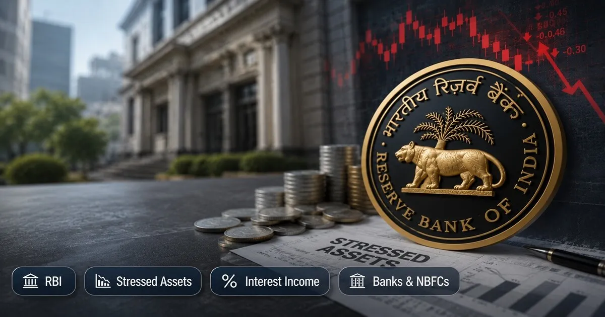 RBI Bars Banks and NBFCs from Recognising Unrealised Interest on Acquired Stressed Assets