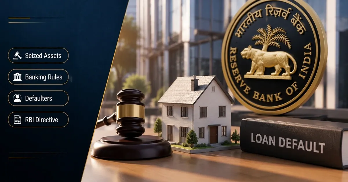 RBI Prohibits Sale of Seized Assets Back to Defaulters