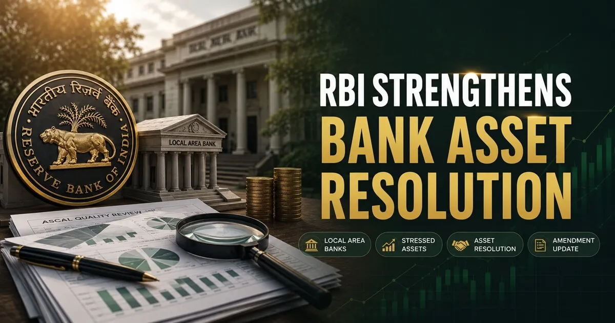 Reserve Bank of India (Local Area Banks – Resolution of Stressed Assets) Second Amendment Directions, 2026