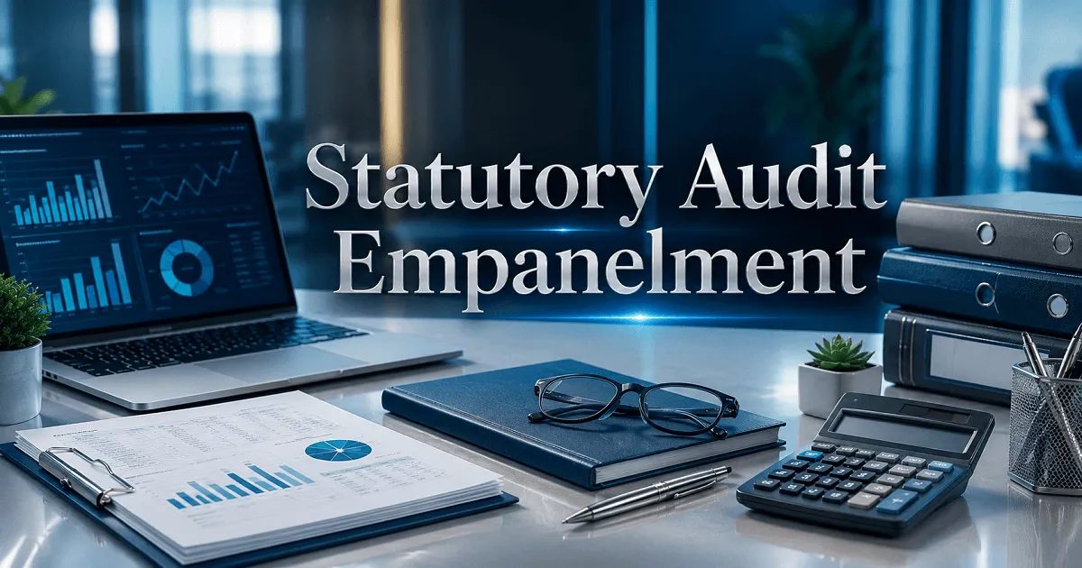 Statutory Audit Work – Appointment of Chartered Accountant Firm
