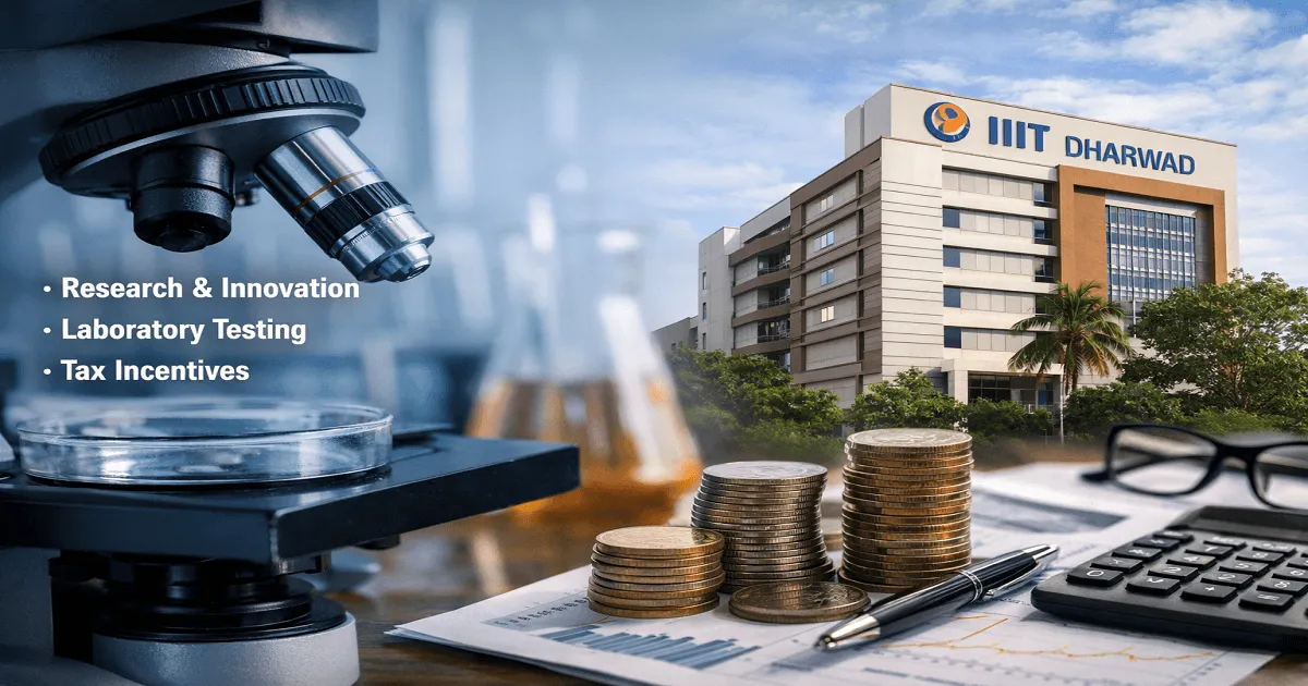 CBDT Approves IIIT Dharwad for Scientific Research Tax Benefits