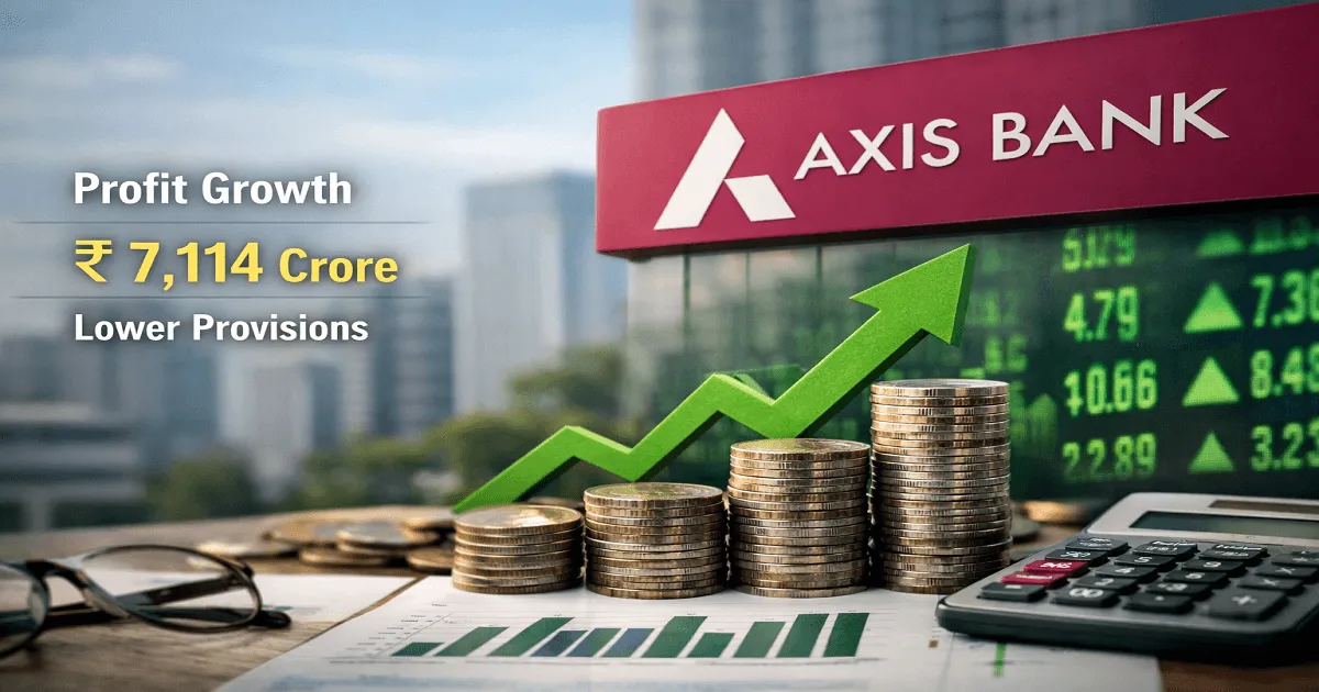 Axis Bank Q1FY27 Net Profit Rises 22.5% to ₹7,114 Crore as Provisions Decline