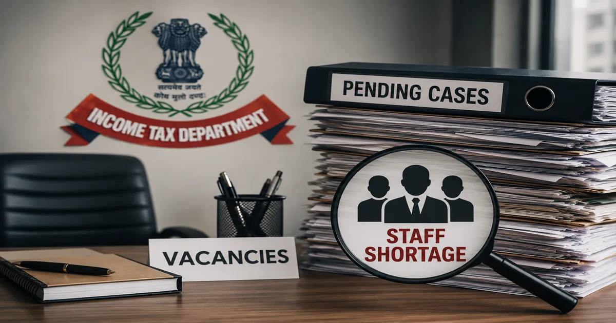 Income Tax Department Faces Shortage of Nearly 27,000 Officers and Staff