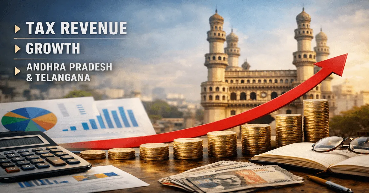 Direct Tax Revenue in Andhra Pradesh & Telangana Records Strong Growth Through July 17