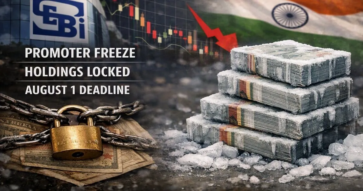 SEBI to Enforce Promoter Holding Freeze from Aug. 1