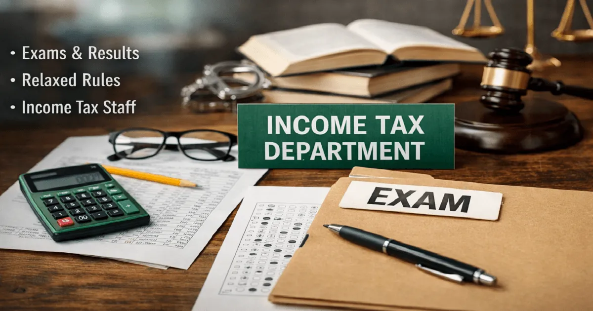 CBDT Eases Departmental Exam Rules for Income Tax Staff