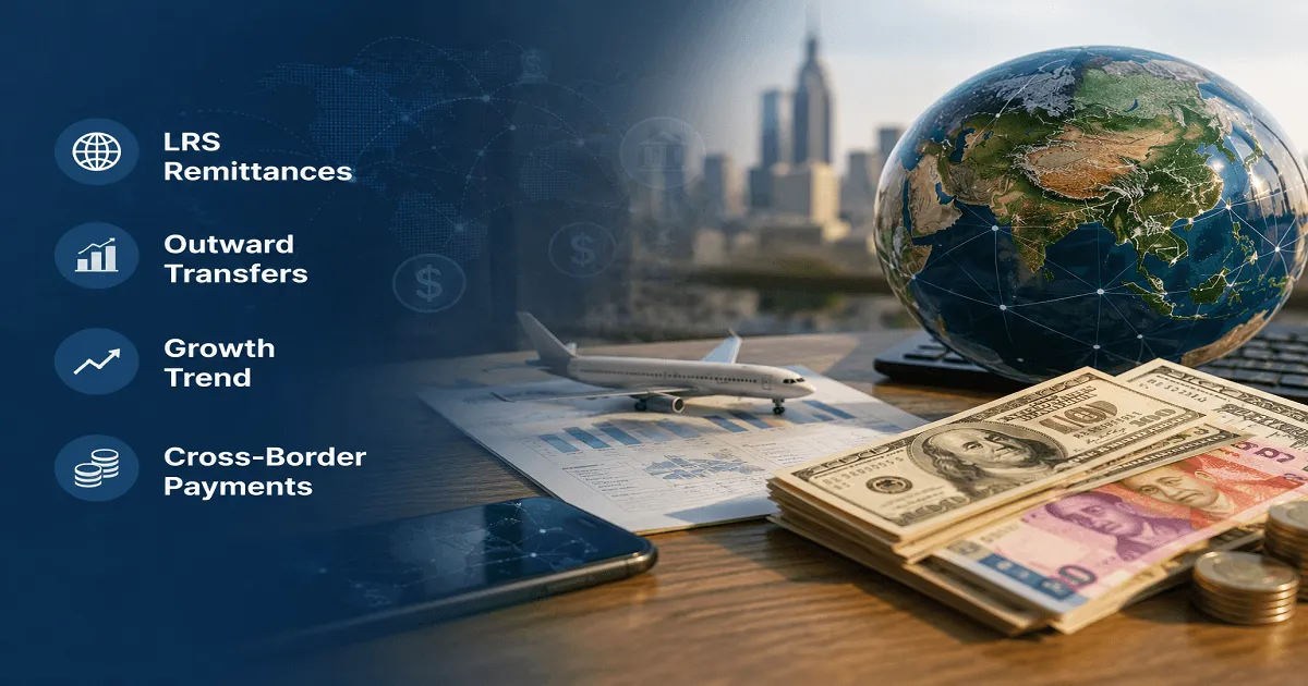 LRS Outward Remittances Rise 3.6% to USD 2.40 Billion in May 2026: RBI Data