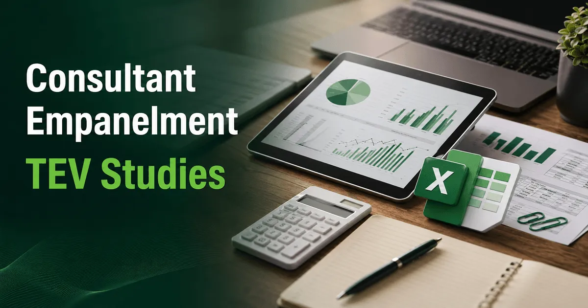 Empanelment of Consultants by the Bank for TEV Studies