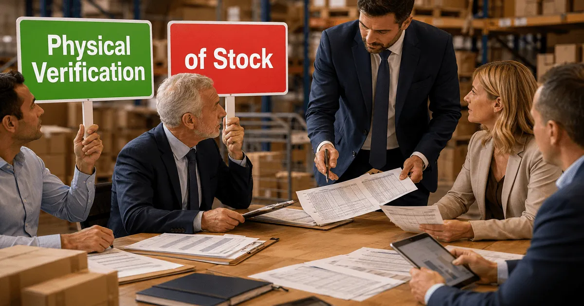Auditors Invited for Physical Verification of Stock