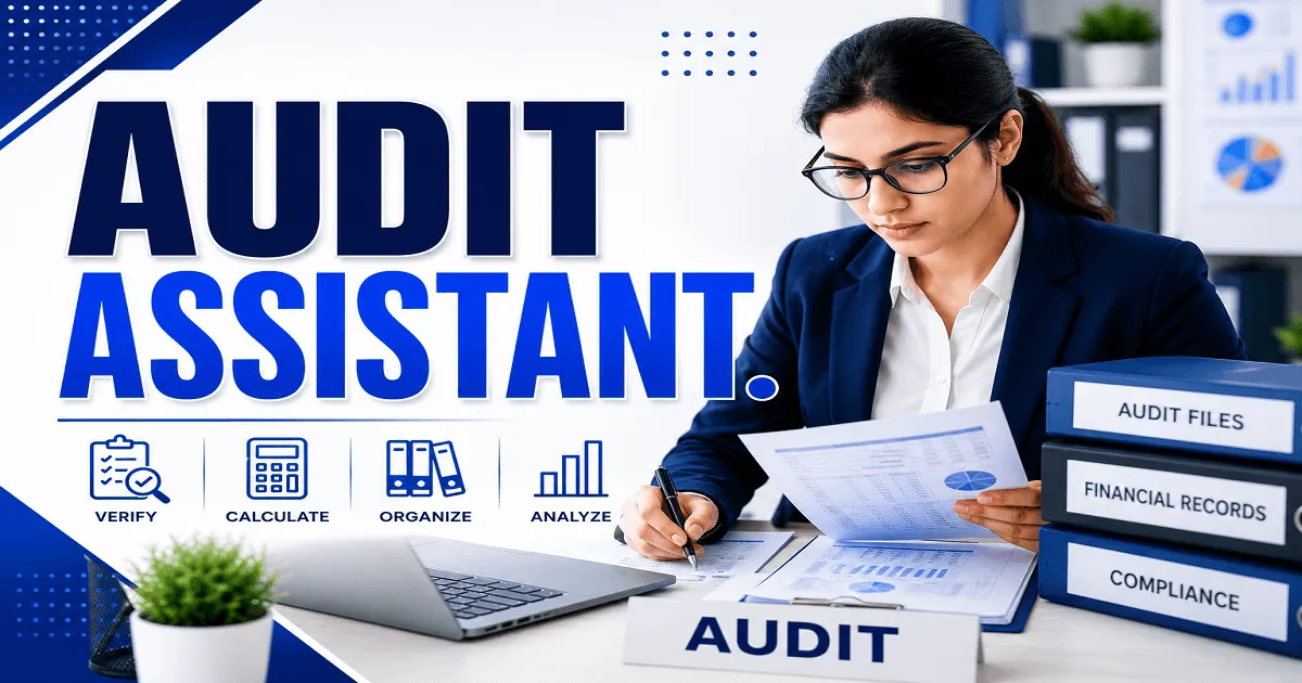 B.Com quailified Audit Assistants - Freshers